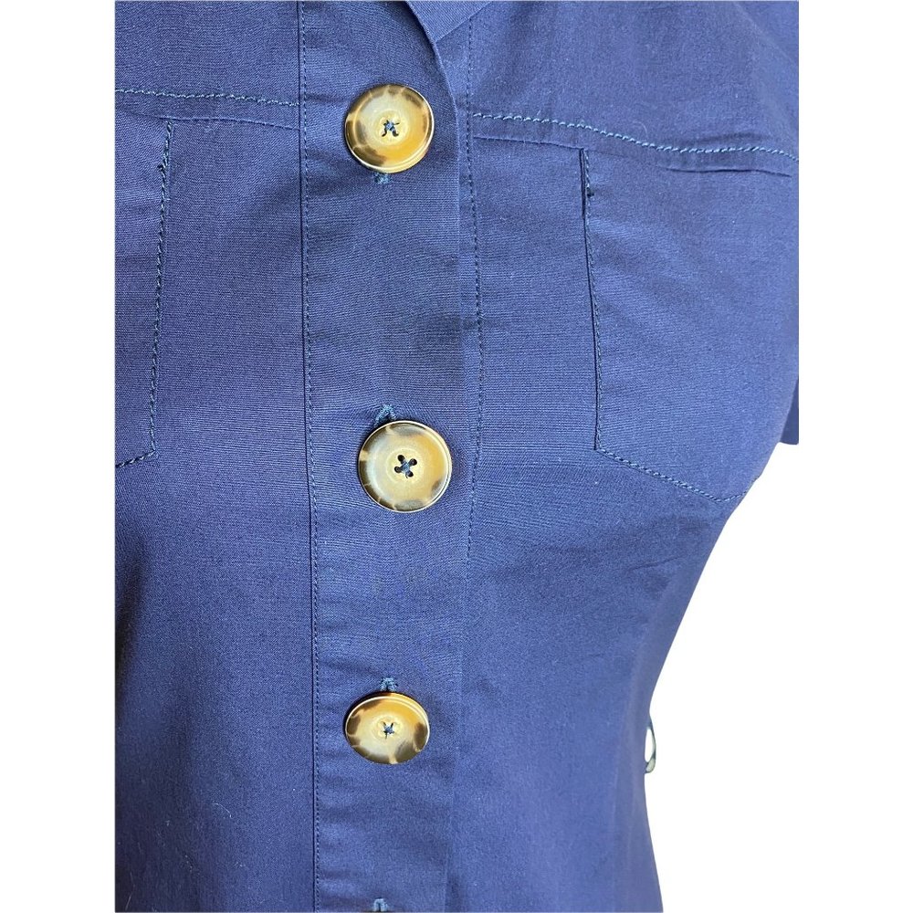 Lilly Pulitzer Navy Shirt Dress - Picture 11 of 16